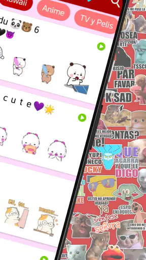 Memetflix Stickers de WhatsApp screenshot