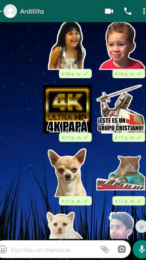 Memetflix Stickers de WhatsApp screenshot