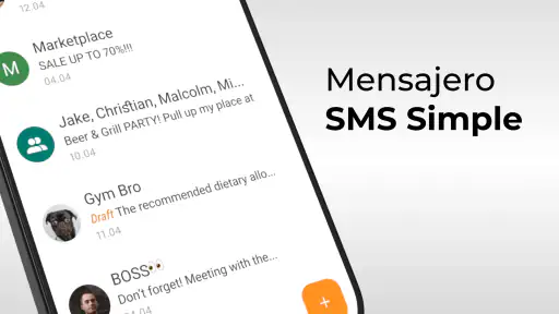 Mensajería SMS Simple screenshot