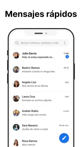 Mensajes screenshot