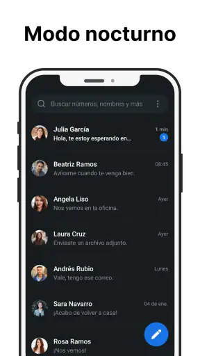 Mensajes screenshot