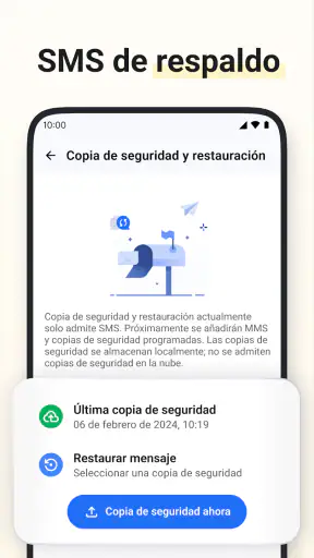 Mensajes screenshot