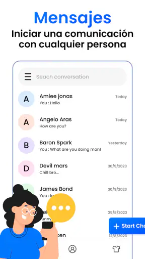 Mensajes screenshot