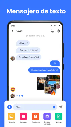 Mensajes:Texto de mensajes SMS screenshot