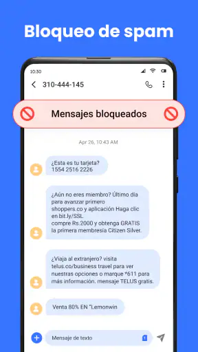 Mensajes:Texto de mensajes SMS screenshot