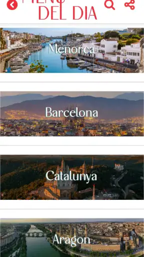 MENU DEL DIA ® screenshot