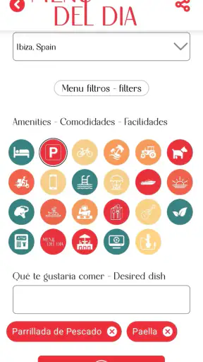 MENU DEL DIA ® screenshot