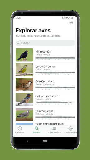 Merlin Bird ID de Cornell Lab screenshot