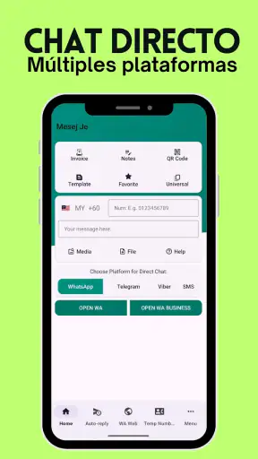 Mesej Je:  de Chat Empresarial screenshot