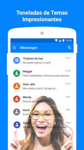 Messenger-mensaje de texto App screenshot