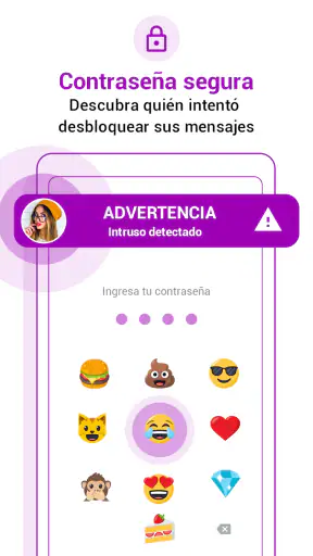 Messenger SMS Mensajes Emojis screenshot