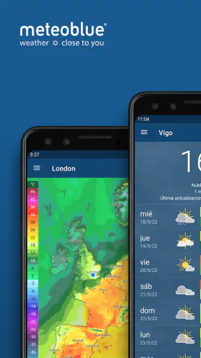 meteoblue tiempo y mapas screenshot