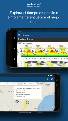 meteoblue tiempo y mapas screenshot