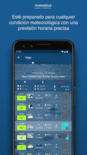 meteoblue tiempo y mapas screenshot
