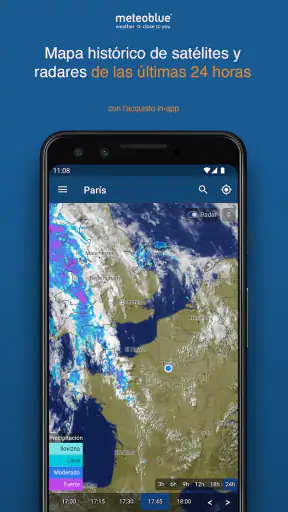 meteoblue tiempo y mapas screenshot