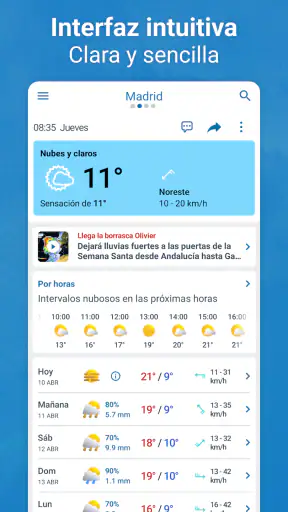 Meteored - El Tiempo 14 Días screenshot