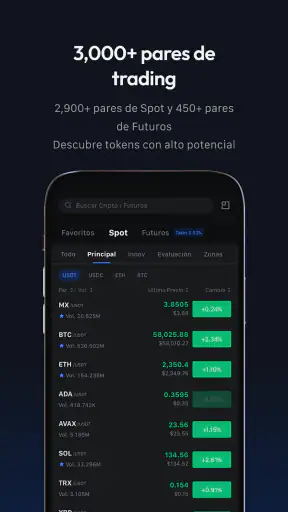 MEXC: Compra Bitcoin y criptos screenshot