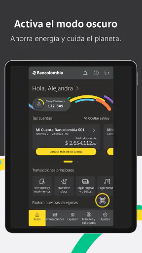 Mi Bancolombia screenshot