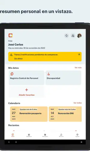 Mi carpeta ciudadana screenshot