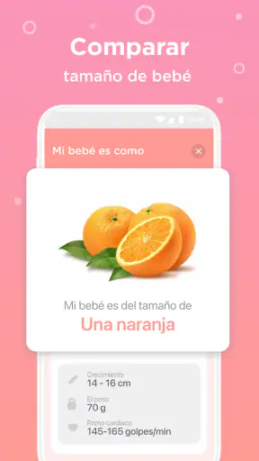 Mi embarazo. Calendario app screenshot