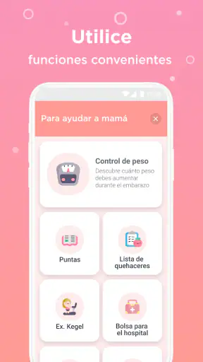 Mi embarazo. Calendario app screenshot