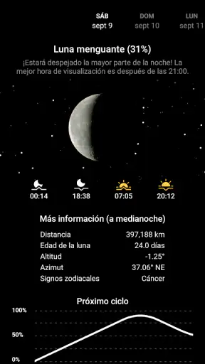 Mi Fase Lunar screenshot