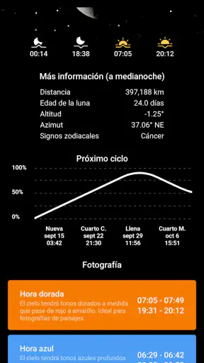 Mi Fase Lunar screenshot