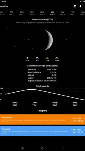 Mi Fase Lunar screenshot