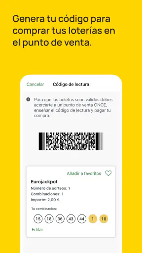 Mi Vendedor ONCE screenshot