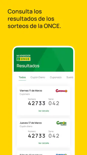 Mi Vendedor ONCE screenshot