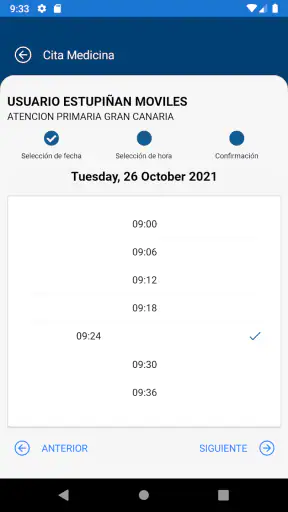 miCita previa screenshot