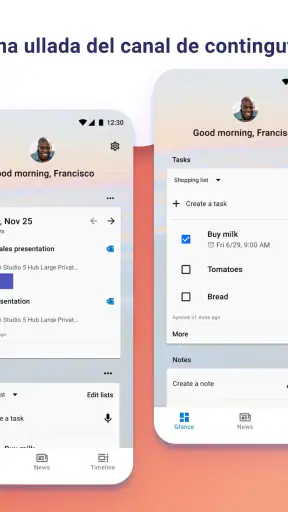 Microsoft Launcher screenshot