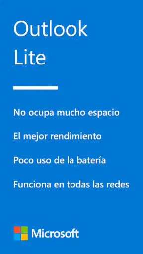 Microsoft Outlook Lite: Correo screenshot