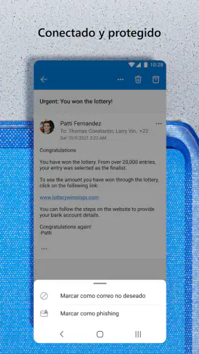Microsoft Outlook Lite: Correo screenshot