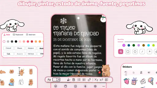 Mini Diario Con Contraseña screenshot