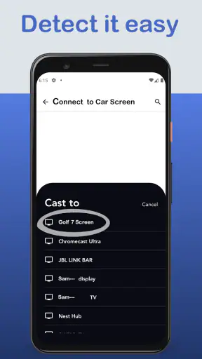 Mirror Link Phone Car Screen screenshot
