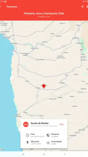 Mis Alertas de Terremotos screenshot