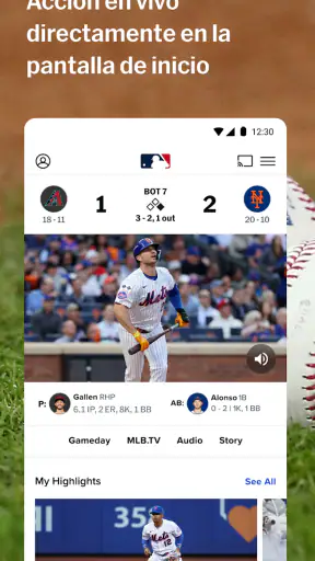 MLB screenshot