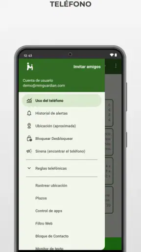 MMGuardian App para Padres screenshot