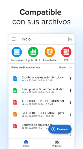 MobiOffice: Word, Sheets, PDF screenshot