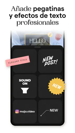 Mojo: Reels y Video Captions screenshot