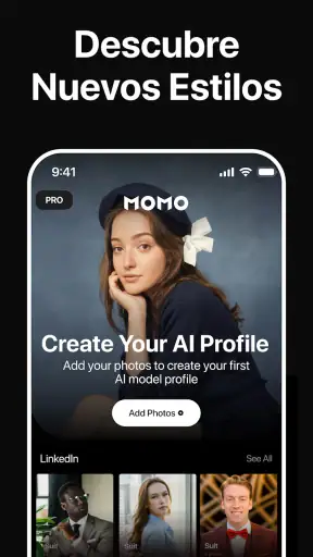 Momo - Fotos IA & AI Generator screenshot