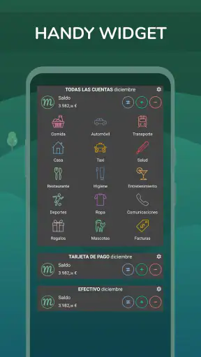 Monefy: Presupuesto y finanzas screenshot