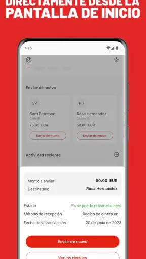 MoneyGram® Enviar Dinero screenshot