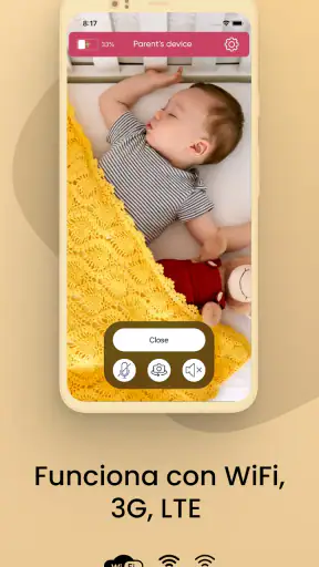Monitor de Bebé Saby. 3G video screenshot