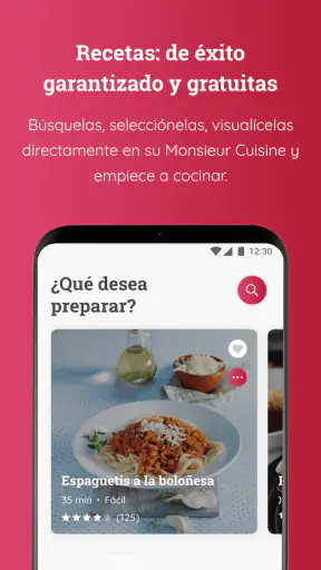 Monsieur Cuisine APP screenshot