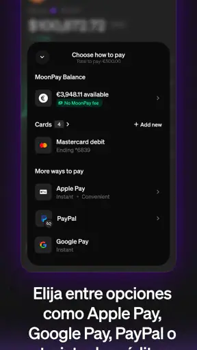 MoonPay: Crypto, Bitcoin, SOL screenshot