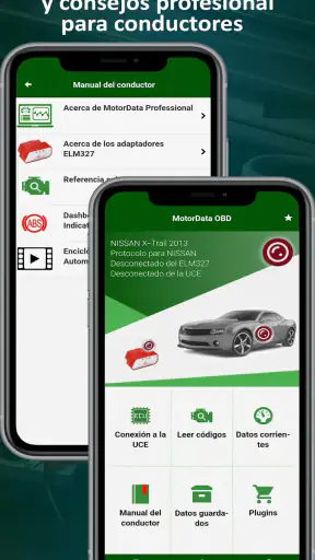 MotorData OBD ELM car scanner screenshot