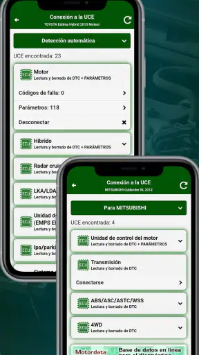 MotorData OBD ELM car scanner screenshot