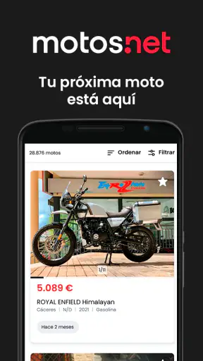 Motos.net - Motos de Ocasión screenshot